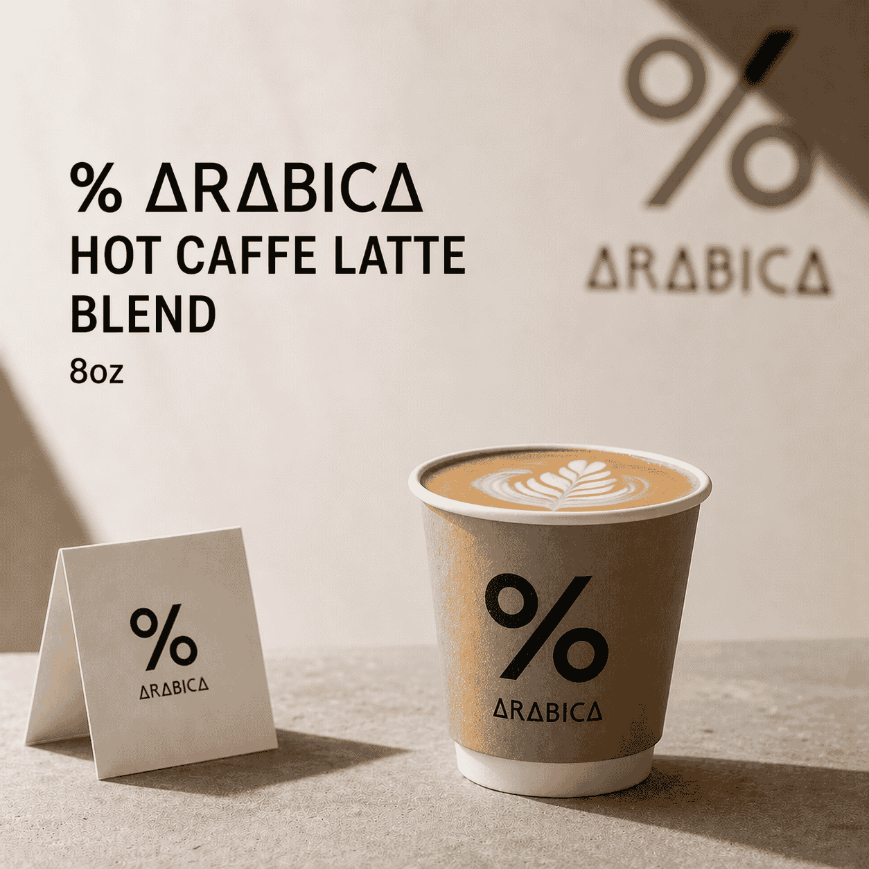 % Arabica Hot Caffe Latte